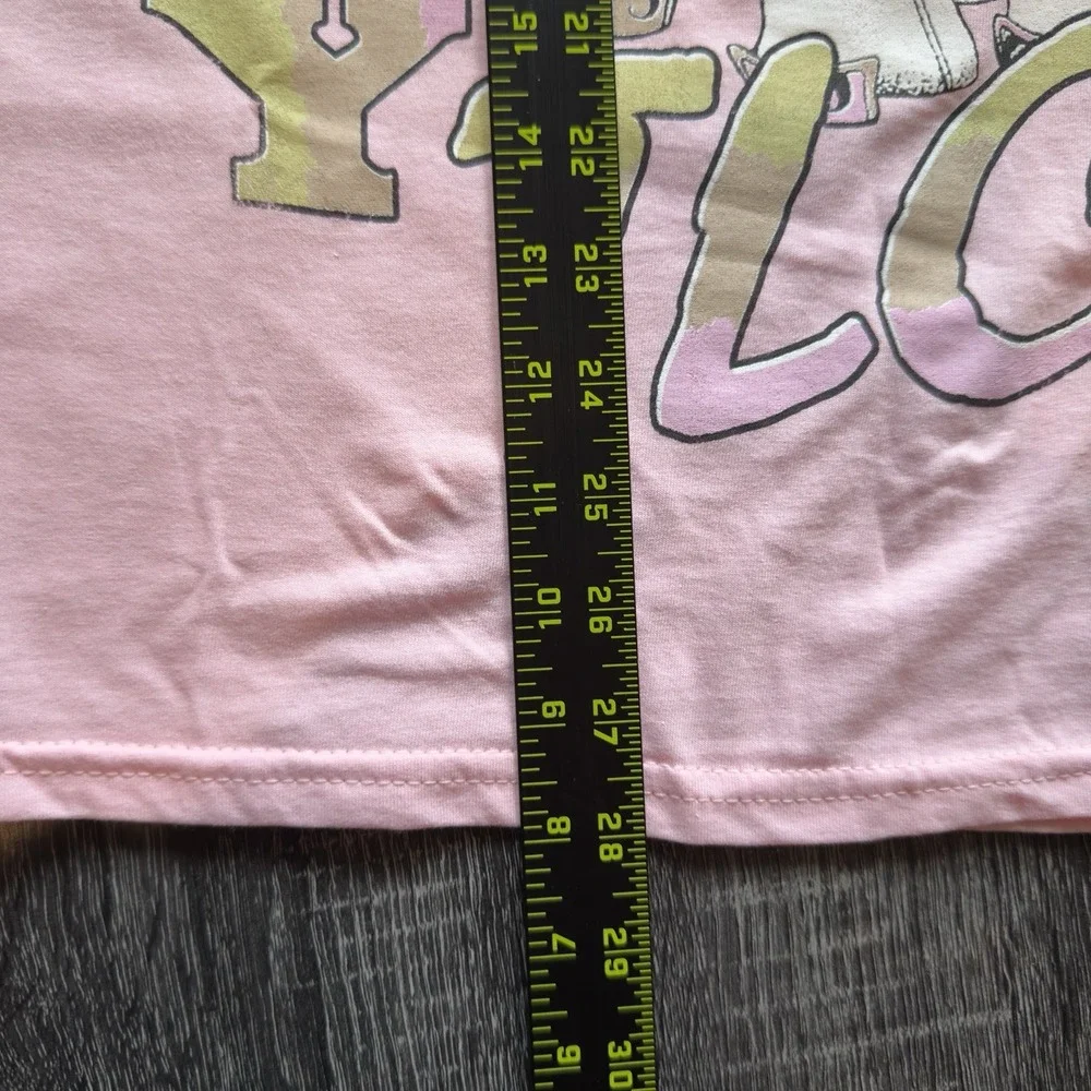 NWOT TLC Pink Women's T-shirt‎ Short Sleeve 100% Cotton (measurements Included)